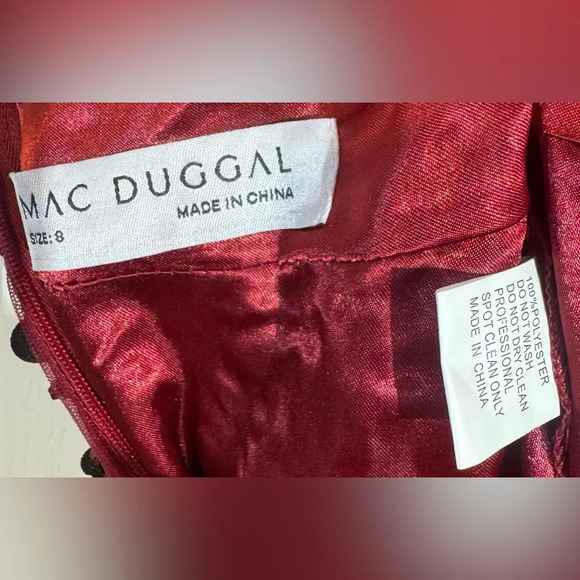 Mac Duggal A-line dress style 67864 NWT - Picture 7 of 13